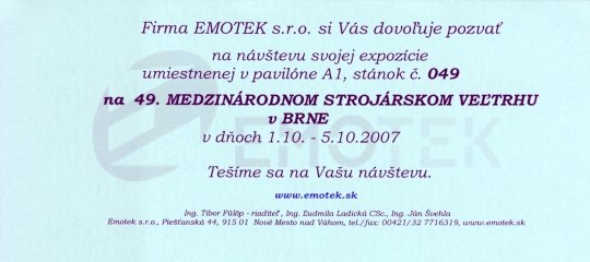 Megh�v�s a MSV Brno ki�lit�sra 2007