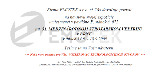 Megh�v�s a MSV Brno ki�lit�sra 2009