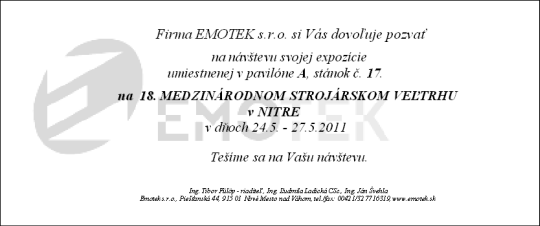 Megh�v�s a MSV Nitra ki�lit�sra 2011