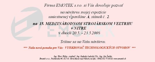 Megh�v�s a MSV Nitra ki�lit�sra 2008